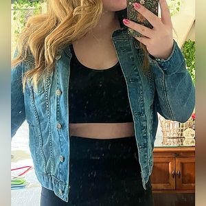 The Limited Denim Jean Jacket Blue